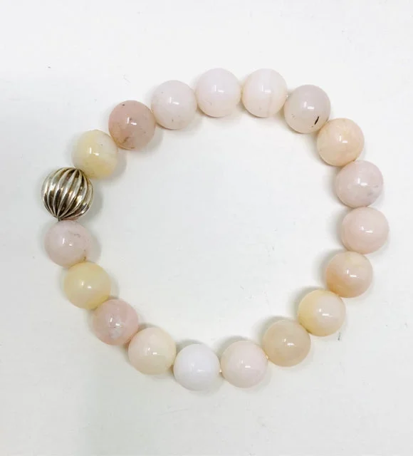 Unique boho style bracelet designs for women-Pink Opal Bracelet