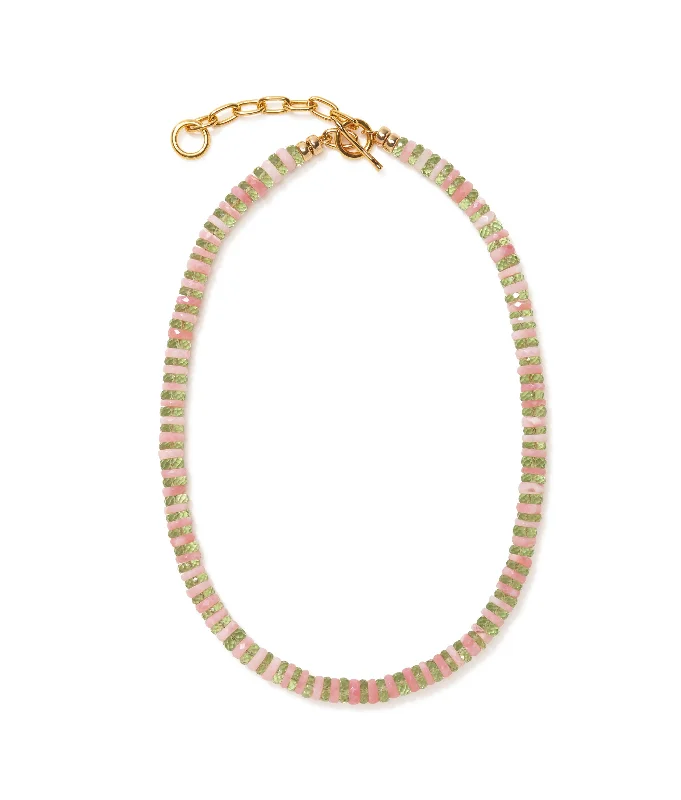 trendy geometric necklace for women-Santo Necklace in Petal