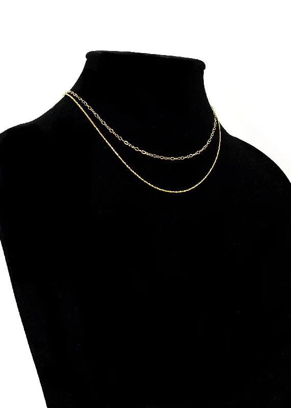 layered necklace with multiple pendants-Tucker