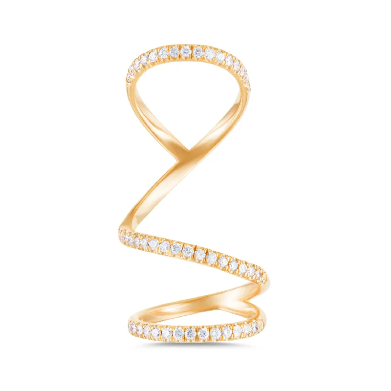 luxury gold engagement rings-Arabesque Ring