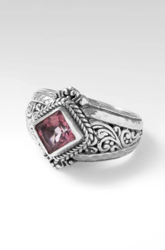 vintage rings for engagements-Benevolence Ring II Ring™ In Pale Plum™ Mystic Topaz