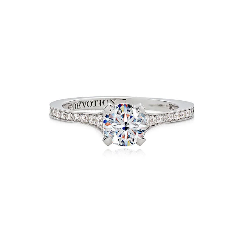 men’s custom engagement rings with diamonds-Emma Engagement Ring