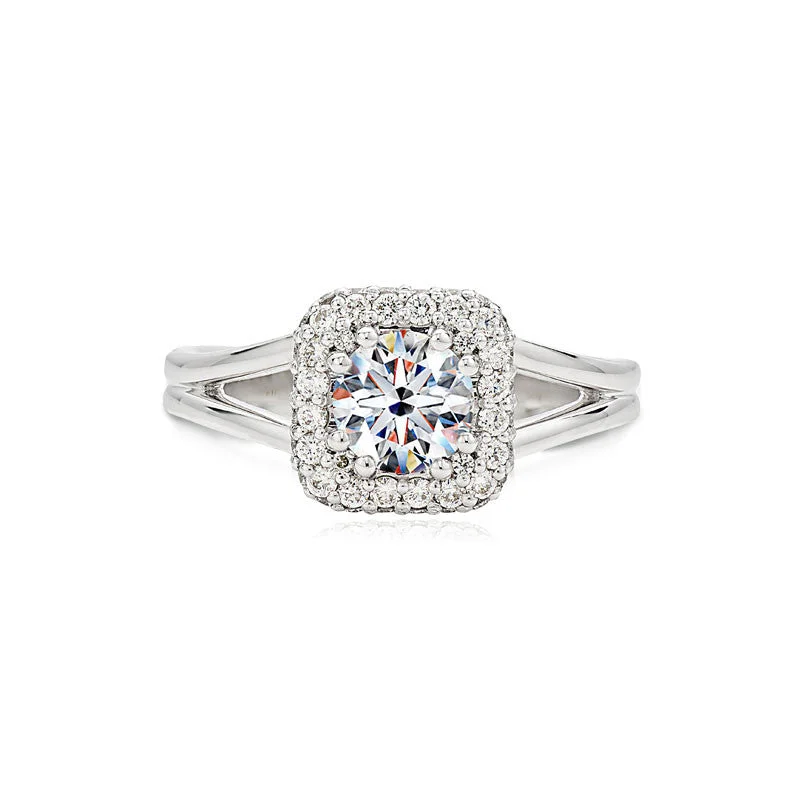 best engagement rings with diamonds for men-Francesca Engagement Ring