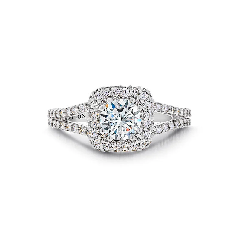 promise rings for couples with gemstones-Stella  Engagement Ring