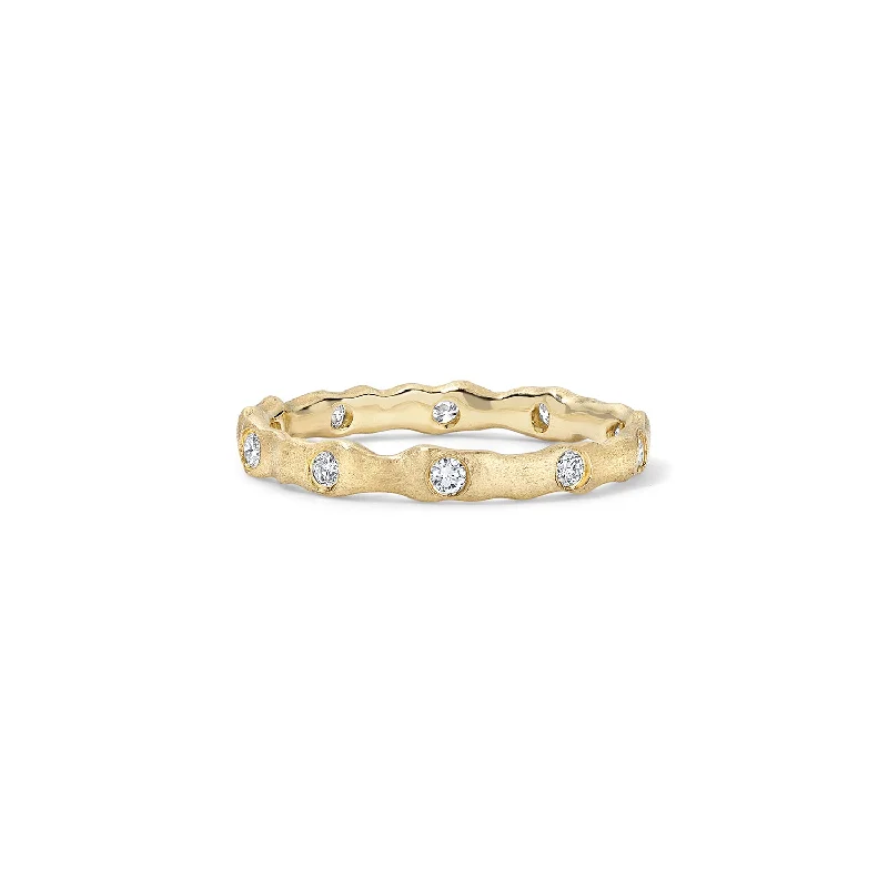 best rings for men’s engagement-Diamond Freeform Eternity Band