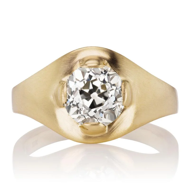 engagement rings with gold and diamonds-Gadot 1.89