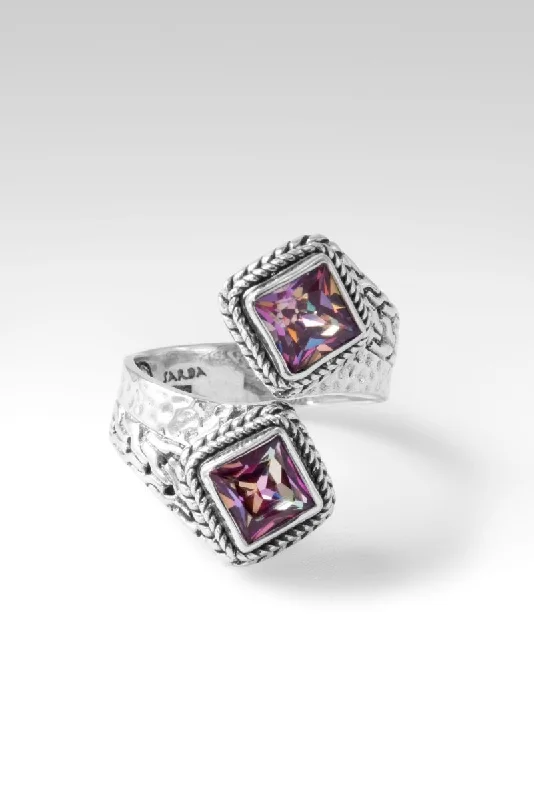 men’s rings with birthstones-Gratitude's Glow Ring™ in Bali Sunrise™ Mystic Topaz