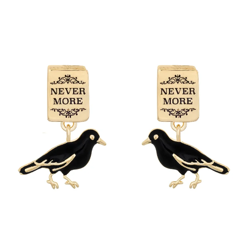 oversized hoop earrings for trendy looks -Nevermore Earrings