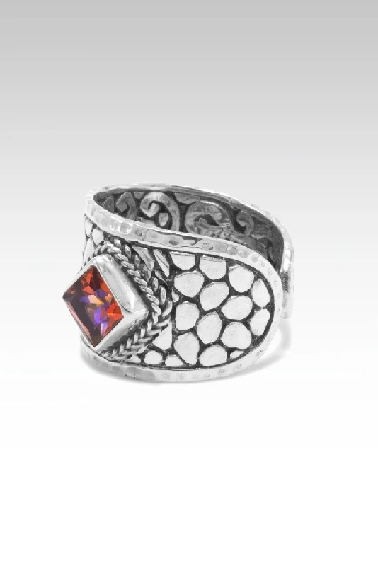 wedding bands with initials-New Chapter Ring™ in Ardent™ Mystic Topaz