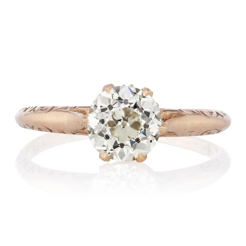 elegant gold engagement rings for women-Jasmine