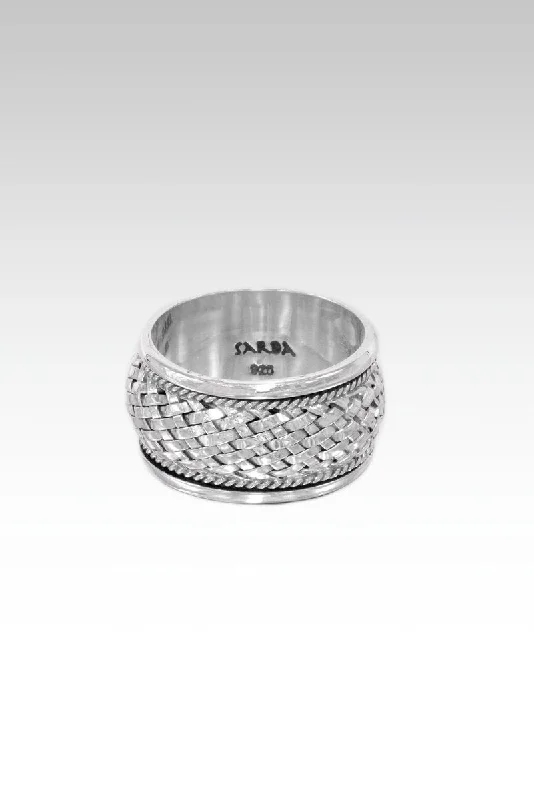 affordable wedding rings with rubies-Embrace Possibility Ring™ in Basketweave