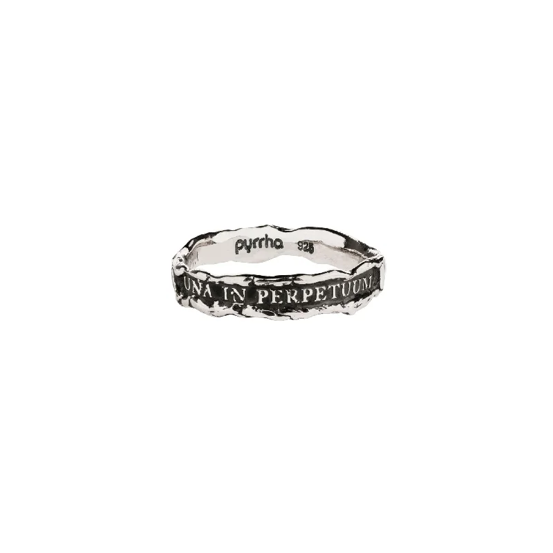 custom diamond wedding rings for couples-Together Forever Textured Band Ring