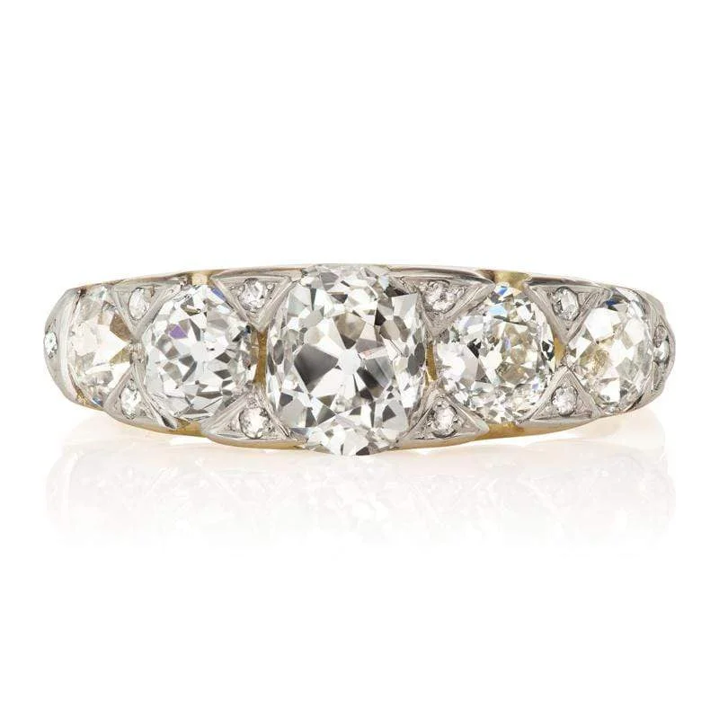 classic promise rings with diamonds-Aubrey 1.04