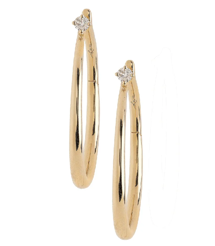 unique hoop earrings for a trendy twist -Large Estée Hoops