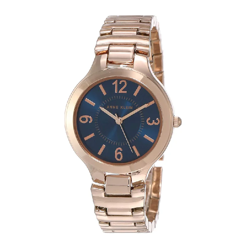 smartwatches for women with customizable bands -Anne Klein AK1450NVRG Analog Watch For Women