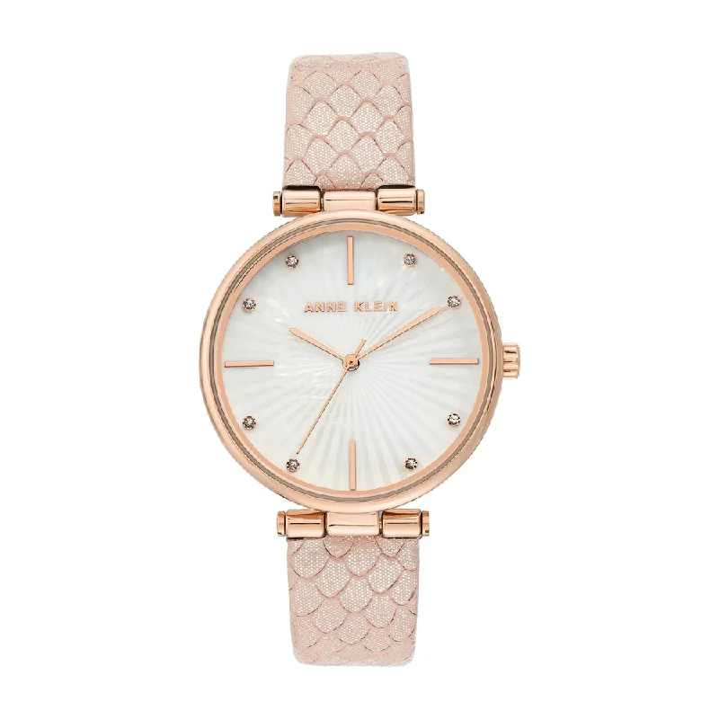 solar-powered watches with eco-friendly design -Anne Klein AK3754RGPK Analog Watch For Women