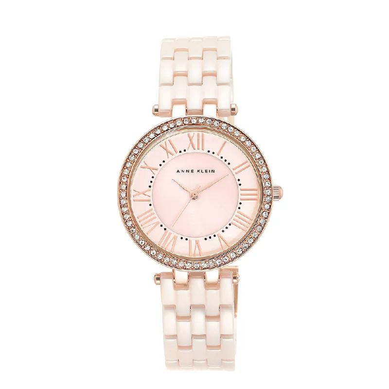 men’s watches with elegant and timeless designs -Anne Klein NCAK2130RGLP Analog Watch For Women