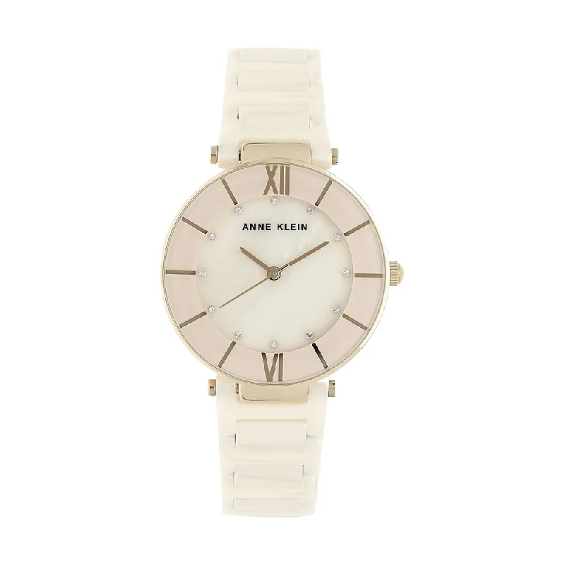 best outdoor watches with durability features -Anne Klein NCAK3266LPRG Analog Watch For Women