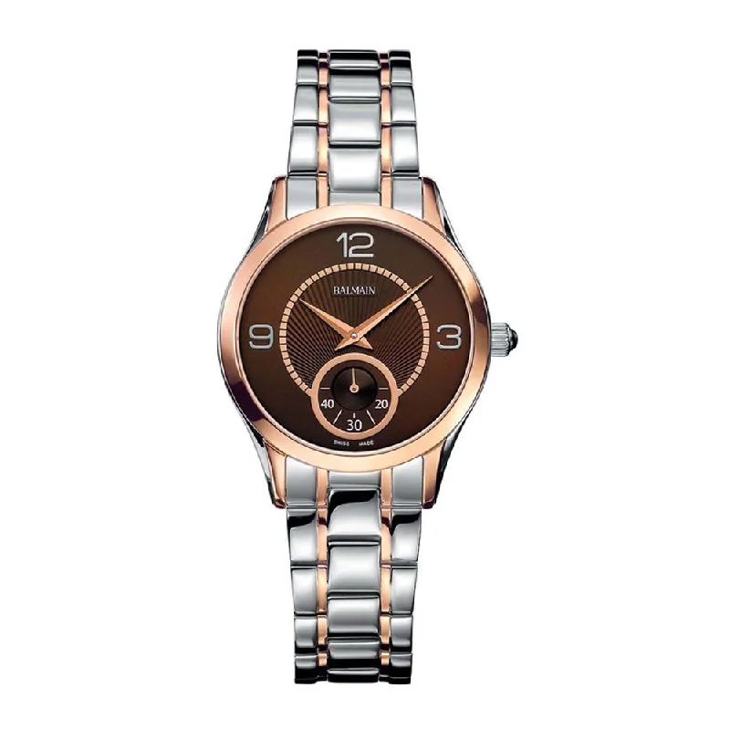 solar-powered watches for outdoor enthusiasts -BALMAIN B47183354 Classic R Lady Small Second Watch For Women