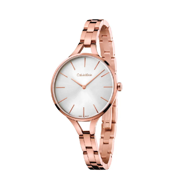 fashion watches for women with gemstone details -Calvin Klein Graphic K7e23646 For Women