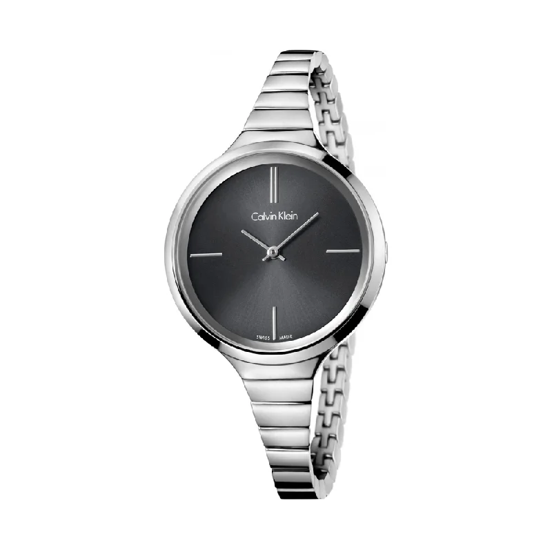 digital watches with multiple time zone settings -Calvin Klein Lively K4U23121 For Women