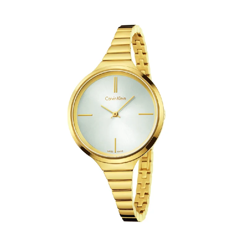 watches with interchangeable straps for women’s fashion -Calvin Klein Lively K4U23526 For Women