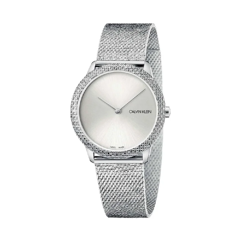 women’s watches with simple leather straps -Calvin Klein Minimal K3M22V26 For Women