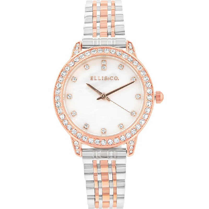 luxury watches for men with rose gold accents -Ellis & Co Women's Watch