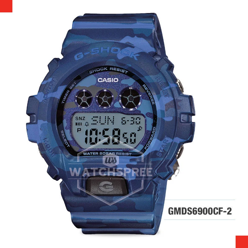 watches for women with simple design and elegant finishes -Casio G-Shock S Series Women Camouflage Watch GMDS6900CF-2D