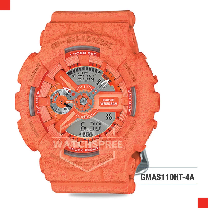 women’s watches with classic elegance and metal bands -Casio G-Shock S Series Women Watch GMAS110HT-4A