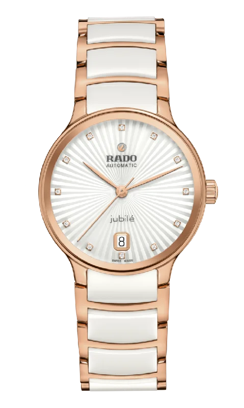 women’s watches with sparkling crystal details -RADO Centrix Automatic Watch for Women R30037744