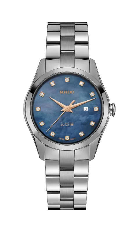 luxury watches with leather straps and elegant dials -RADO Hyperchrome Analog Watch for Women R32110913