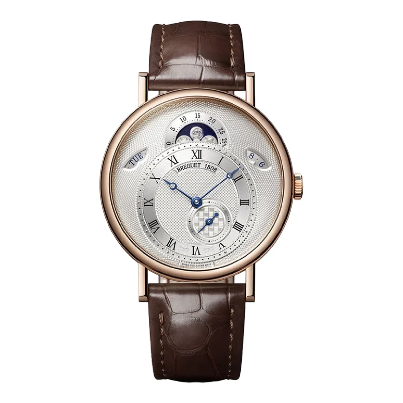 analog watches for men with date function -Breguet Marine Gold Dial Men 39 mm