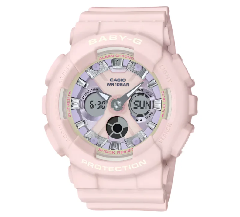 watches for women with easy-to-read displays -Casio - BA-130WP-4ADR