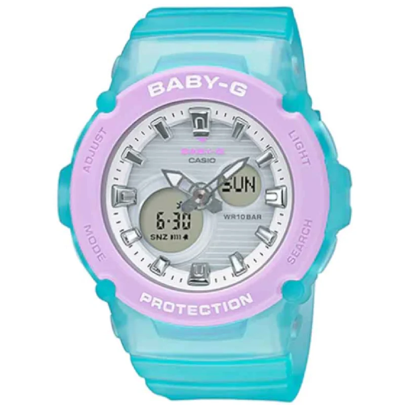 stylish women’s watches with multi-colored bands -Casio - BGA-270-2ADR