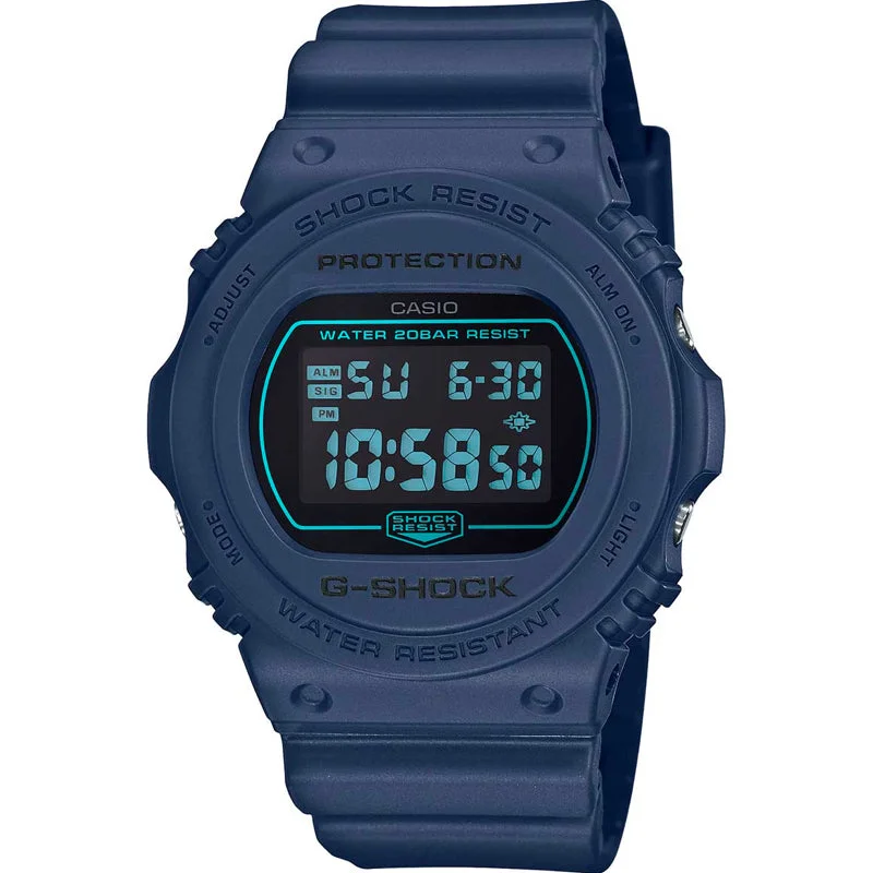 smartwatches with fitness tracking for health enthusiasts -Casio - DW-5700BBM-2DR