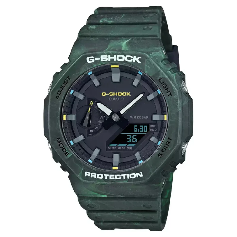 women’s fashion watches with unique band designs -Casio G-Shock Black Dial Men 45.4mm