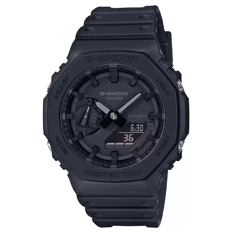 luxury watches with leather straps and elegant dials -Casio G-Shock Black Dial Men 45.4mm