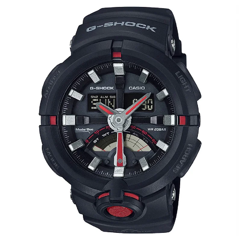 fashion watches for women with gemstone details -Casio G-Shock Black Dial Men 48.9mm