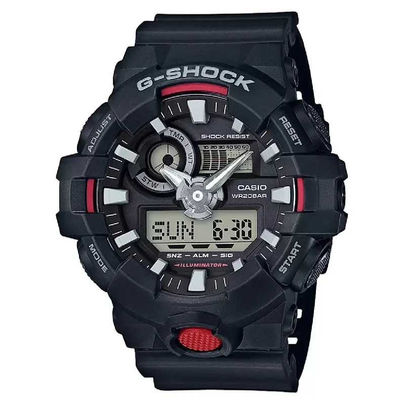 solar-powered watches for eco-conscious consumers -Casio G-Shock Black Dial Men 48.9mm