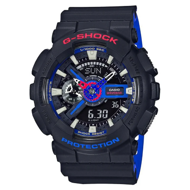 solar-powered watches with modern designs for men -Casio G-Shock Black Dial Men 51.2mm