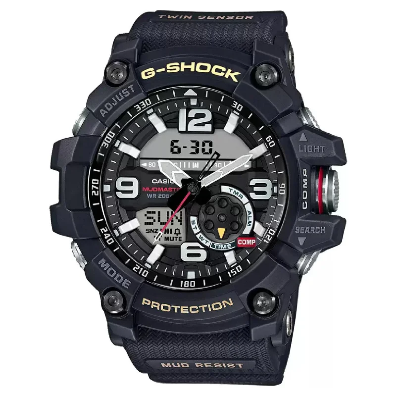 watches with interchangeable straps for fashion versatility -Casio G-Shock Black Dial Men 55.3mm