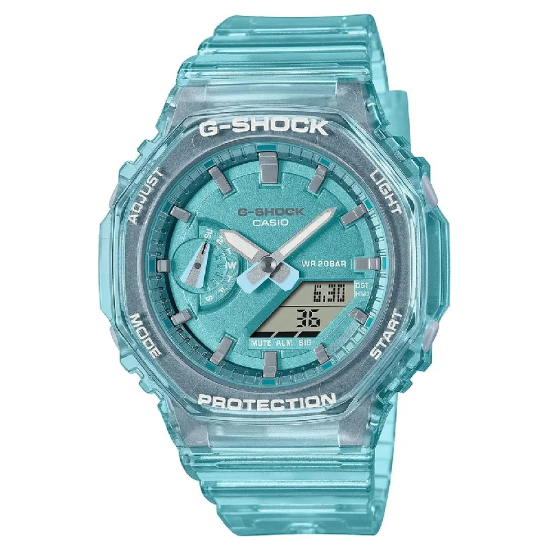 sports watches for men with heart rate monitor -Casio G-Shock Blue Dial Men 42.9mm