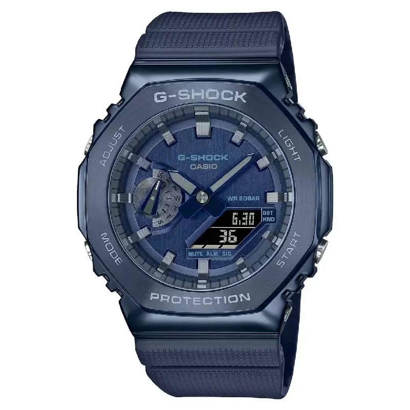 smartwatches with fitness tracker for men -Casio G-Shock Blue Dial Men 44.4mm