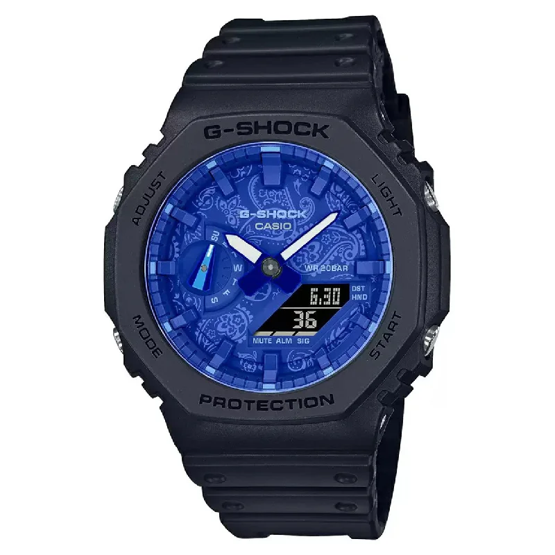 premium diving watches for men -Casio G-Shock Blue Dial Men 45.4mm