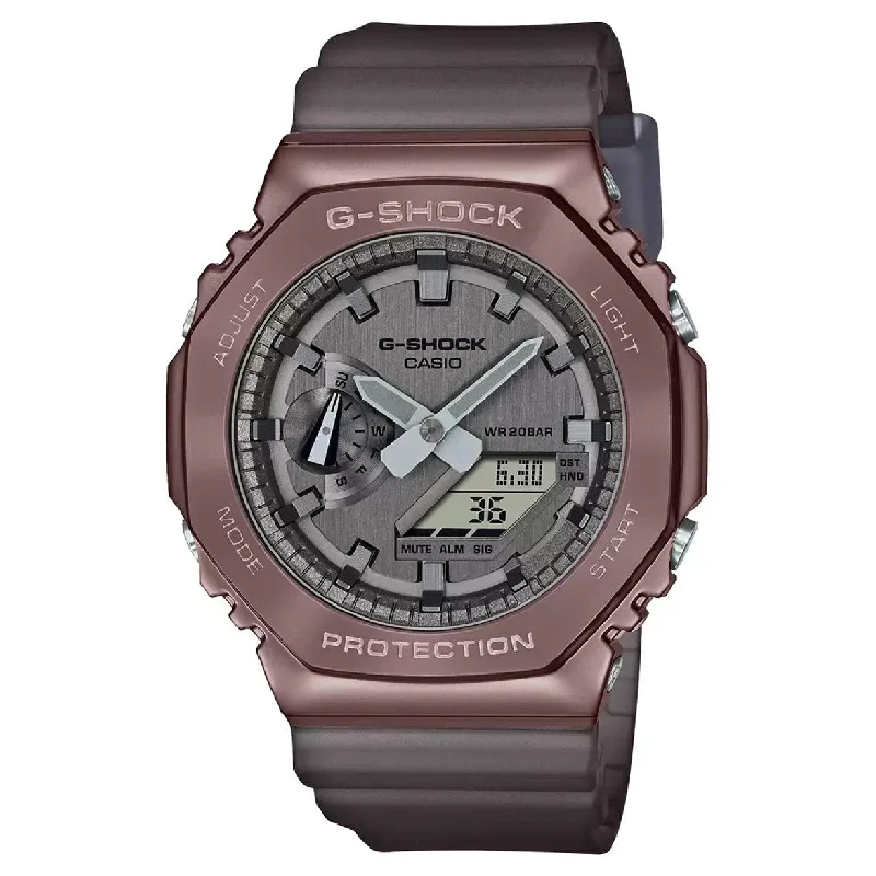 chronograph watches for athletes -Casio G-Shock Grey Dial Men 44.4mm