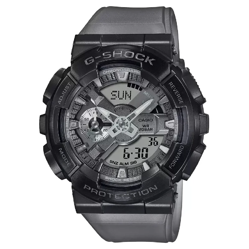 watches for men with stylish silicone straps -Casio G-Shock Grey Dial Men 48.8mm