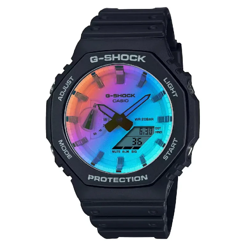 luxury watches for men with diamond details -Casio G-Shock Multicolor Dial Men 45.4mm