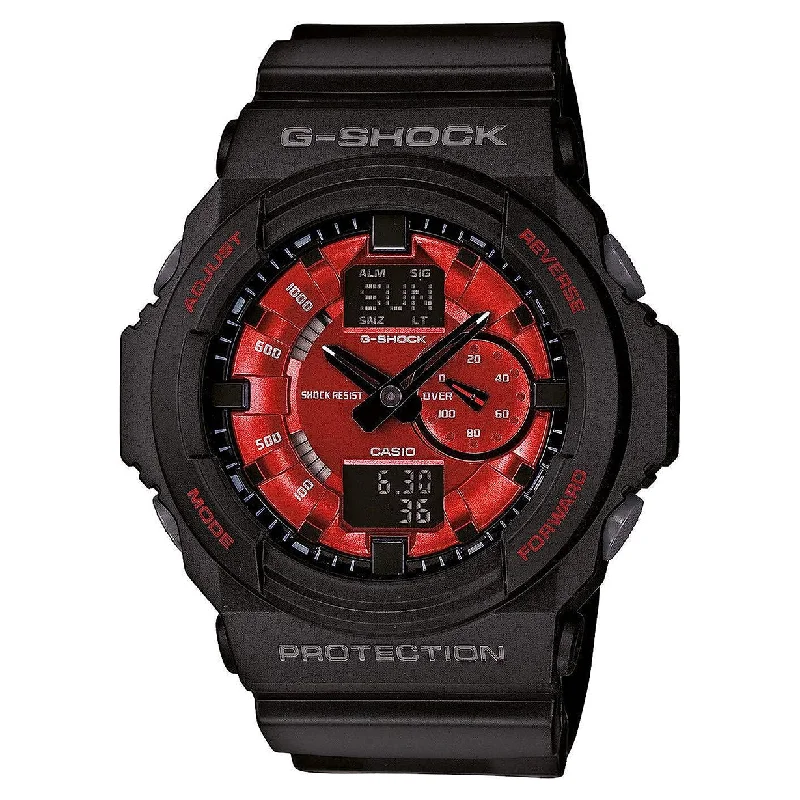 luxury watches with sleek design for sophisticated style -Casio G-Shock Red Dial Men 44mm