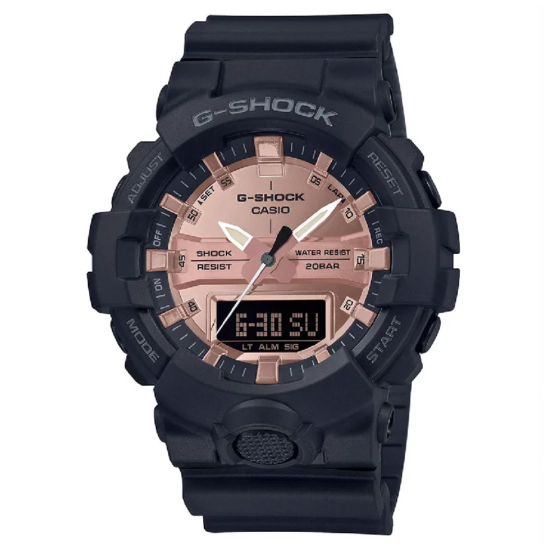 high-tech smartwatches for men with fitness apps -Casio G-Shock Rose Gold Dial Men 48.6mm